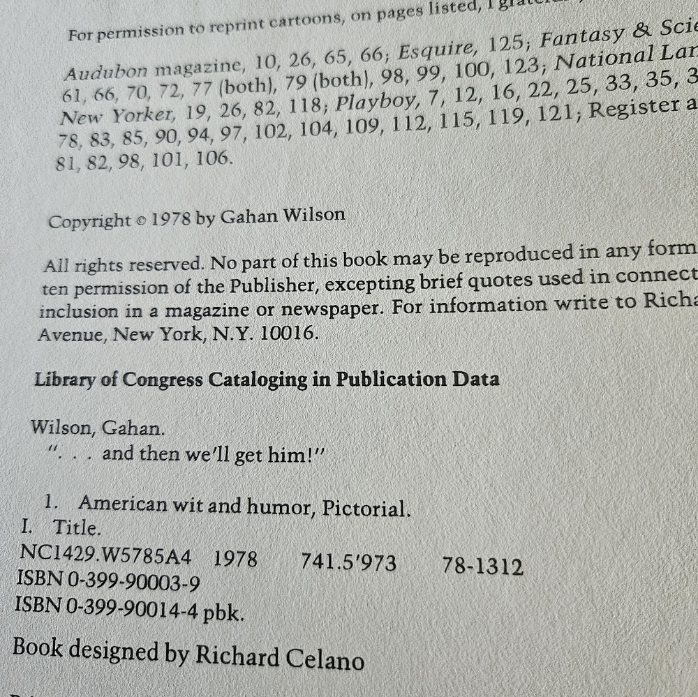 Gahan Wilson " ...and then we'll get him" Pictoral - Picture 11 of 12